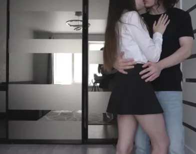 Молодые русские студенты занимаются сексом в домашнем русском порно